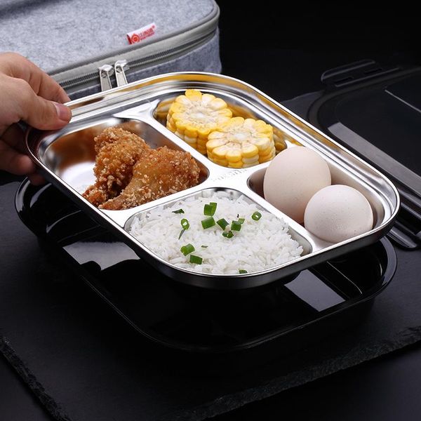 

thickened 304 stainless steel lattice heat preservation lunch box 1 lovely student office staff special bento box wmtgxa xhhair