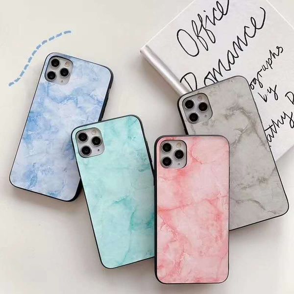 

iphone11 роскошный мрамор кожи мобильный телефон случае для iphonex 6 7 8 6splus х xs 11promax se2020 защитной оболочкой