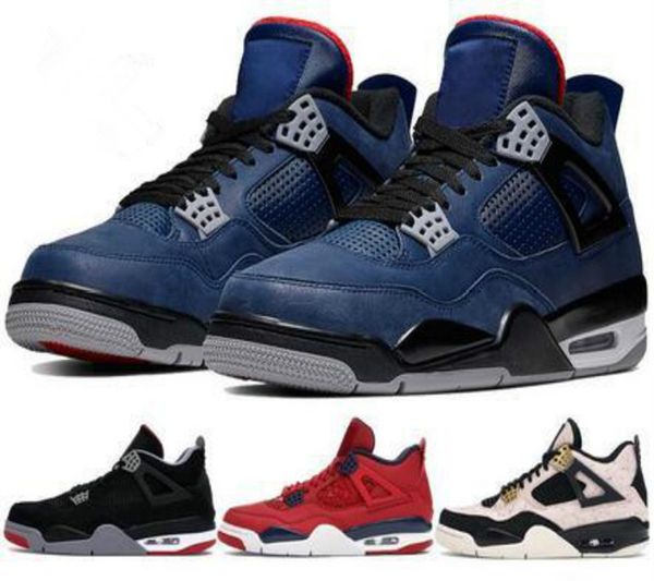 

fiba silt red splatter 4 4s jumpman basketball shoes bred cool grey stealth oreo white cement mens designer shoes