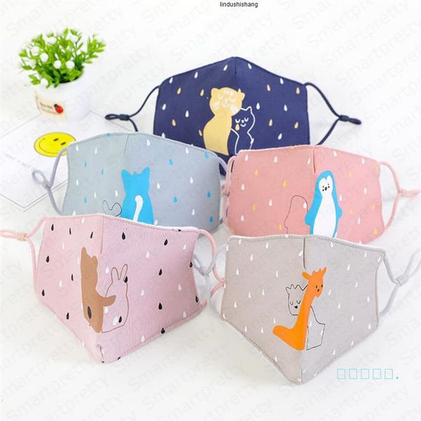 

dustproof boy print animal kids girls cartoon mask mouth-muffle covers masks child outdoor anti dust haze protective mas