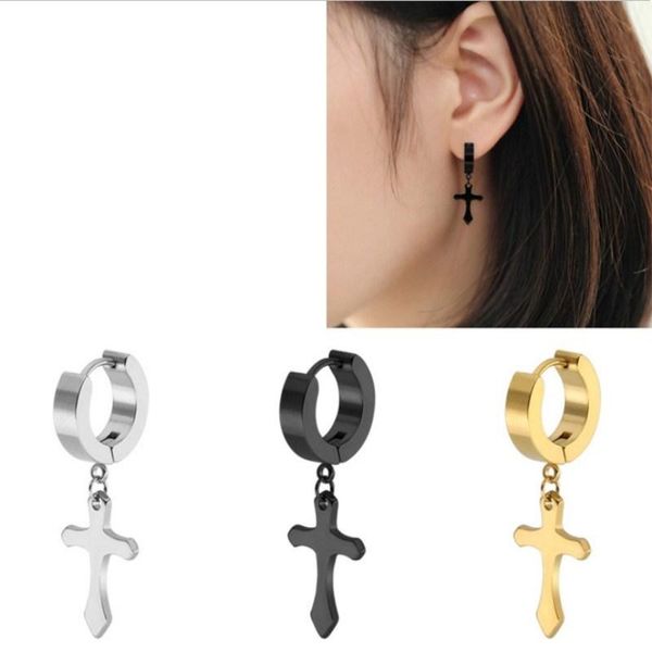 

hoop & huggie the atmosphere simple pendant earrings, Golden;silver