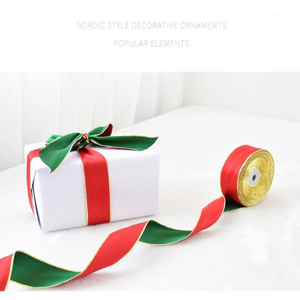 

christmas decorations 2pcs ribbon merry diy hairbows accessories materials festival party xmas decoration gift package1