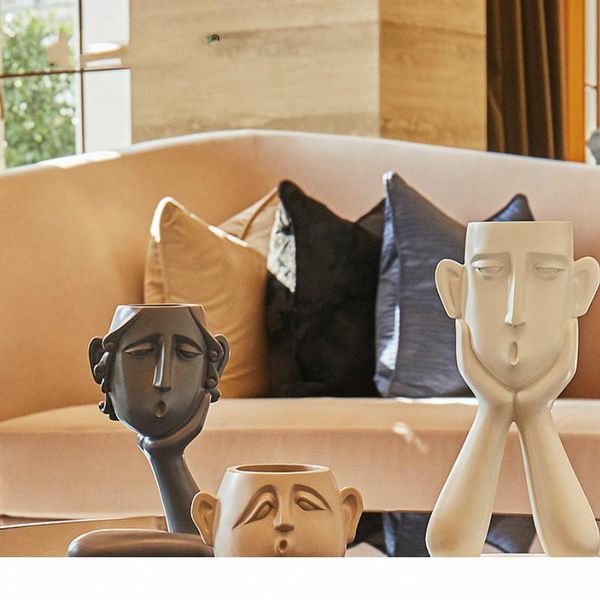 

современный минималистский абстрактные фигуры вазы украшения личности творческие украшения дома дисплей tv кабинет wj022210 nordic