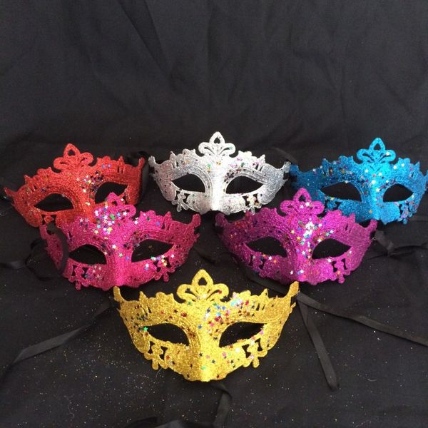 

fashion masks masquerade mardi gras props for women bling style twinkle star glitter sequins half face mask fashion many colors 0 65dl zz