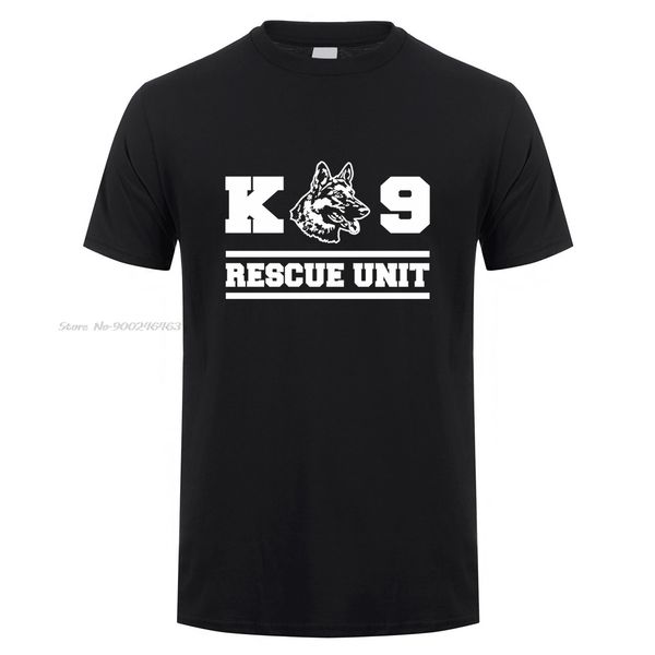 

sport shepherd k9 t shirt funny tees men k9 rescue dog t-shirt short sleeve police fireman shepherd tshirts tees
