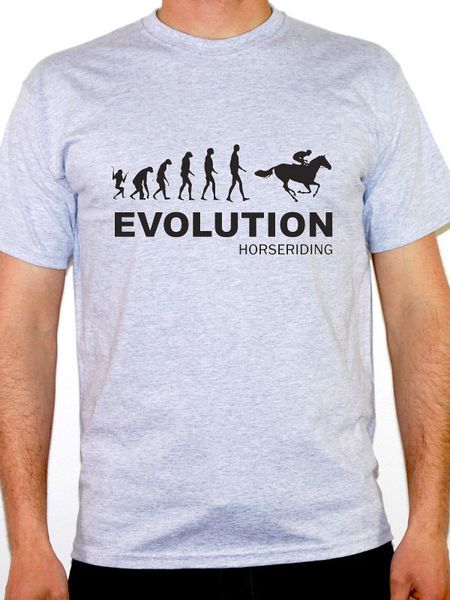 

new men's evolution horseriding - horses equestrian themed men's t-shirt summer fashion sport hooded sweatshirt hoodie