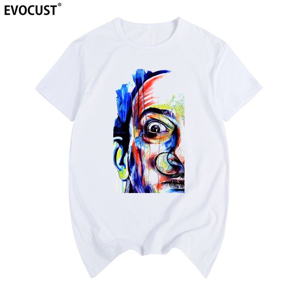 

salvador dali акварель футболка хлопок мужчины футболка новый женский летний комфортная tee спорт толстовка с капюшоном толстовка