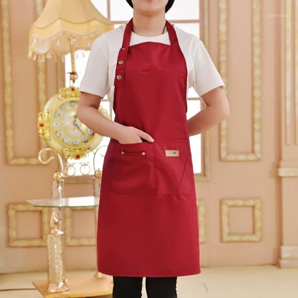 

aprons apron wholesal cooking for woman men kitchen household cleaning cotton polyester with pocket1
