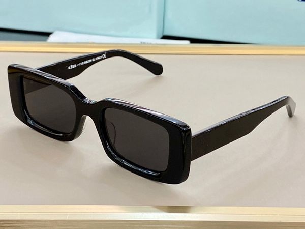 

ow40004u new fashion women and men sunglasses square full-frame glasses simple popular style lens laser uv400 protective box, White;black