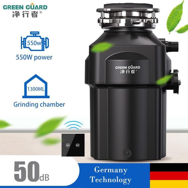 

food waste disposers disposer 550w wireless switch 50db crusher residue garbage processor kitchen appliances1