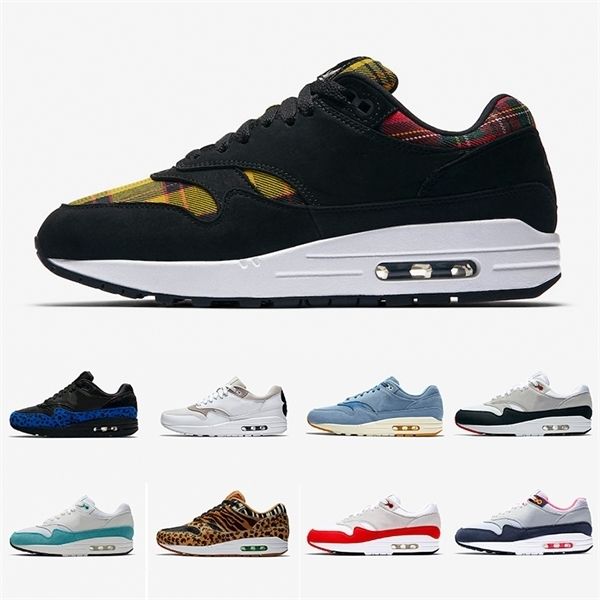 

tartan atmos work blue 1s men women running shoes 87s trainers og anniversary parra animal pack leopard sports designer sneakers 5.5-11