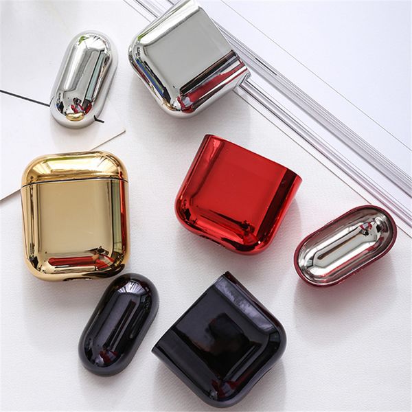 

pc earphone for airpod case transparent color hard leather luxury designer airpods cases protective airpods pro case airpod pro case