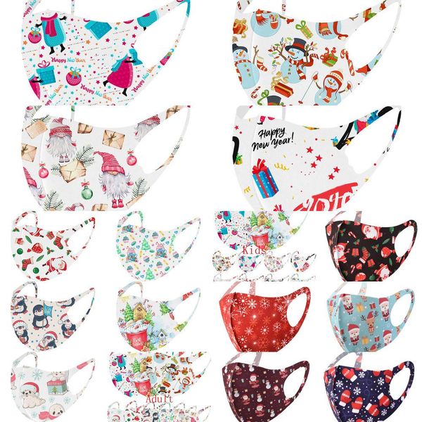 

face printing merry mask sunscreen kids gift 3d christmas santa dustproof face masks men washable three-dimensional fashion women facem ihxi