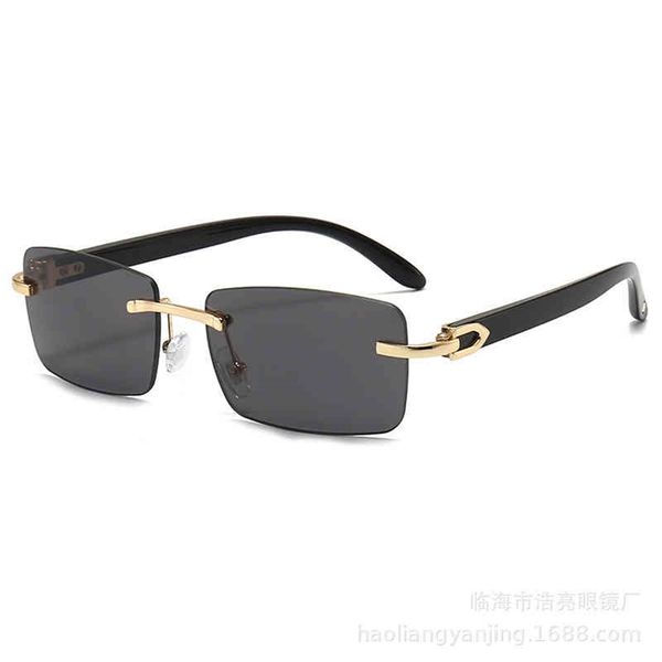 

80% off wholesale new sunglasses frameless trimming net red progressive color street swomen's sunglasses, White;black