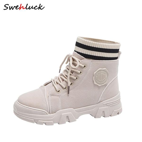 

leather high-women's shoes 2020 new summer breathable versatile casual sports high-explosive sneakers, Black