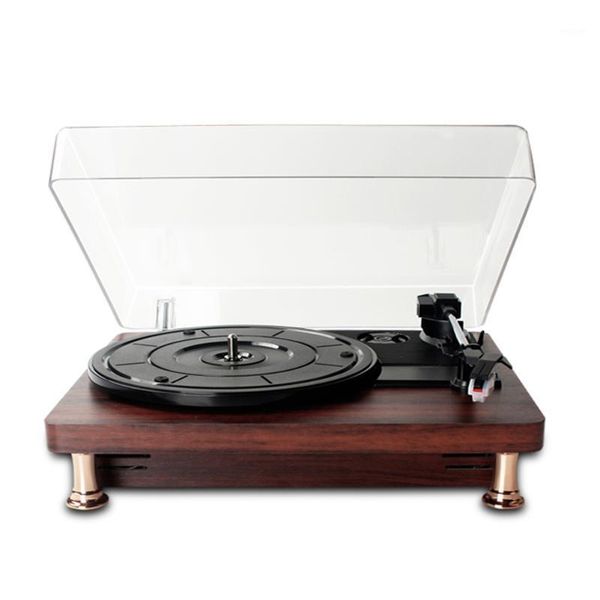 

& mp4 players docooler bluetooth retro vinyl record player 33/45/78rpm with dustproof case classic nostalgic style1