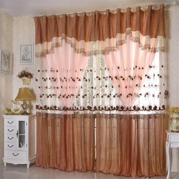 

custom curtains european style high-class lace curtain custom living room bedroom cloth sheer voile curtain tulles e2881