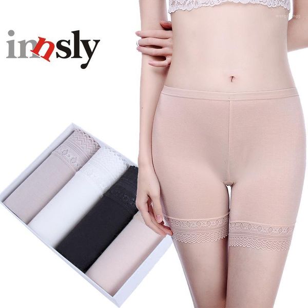 

3 pieces/pack safety short pants under skirts for women boyshorts big size modal female safety boxer panties underwear1, Black;pink