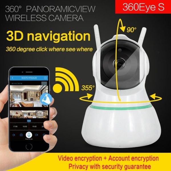 

hd 1080p камера 2-way audio baby monitor wifi беспроводной домашней безопасности камеры видеонаблюдения ночного видения широкий просмотр обл