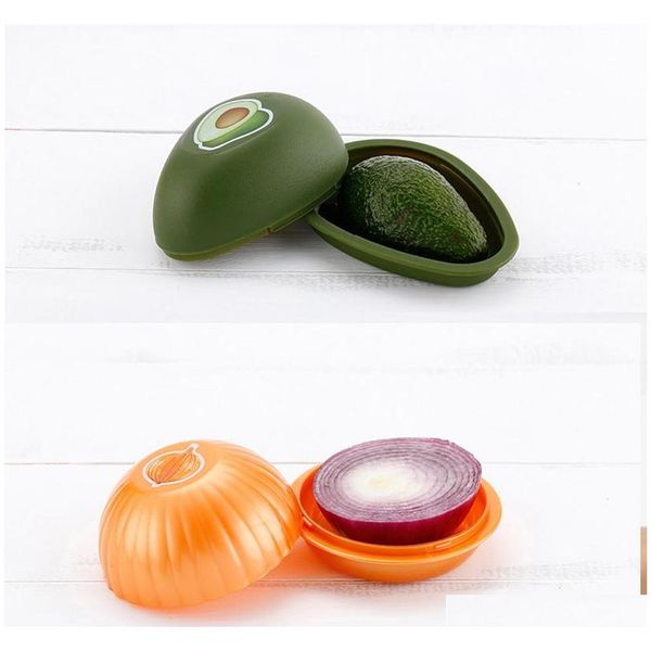 

cute kitchen vegetable fruits classified crisper food containers onion lemon tomatoes green pepper shaped plastic fr qylxfh wphome