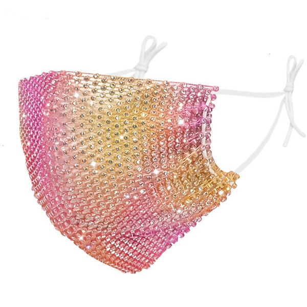 

dhl fashion face masks bling facemask ipersonality net red with sunscreen bright diamond mask 5 n8a32