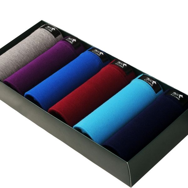 

boxer men solid bamboo fiber breathable comfortable underwear man boxers super-elastic shorts black underpants male panties gay y200414, Black;white