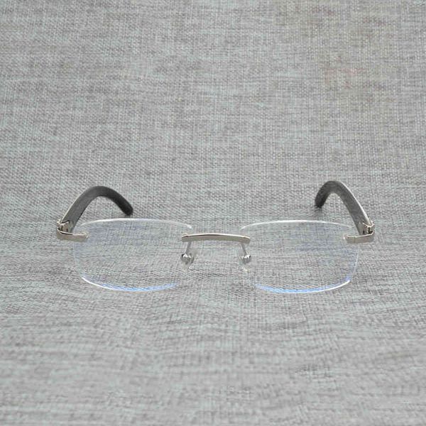 

2022 factory wholesale model vintage wood square clear men natural buffalo horn oversize rimless frame for women reading optical oval oculos, White;black