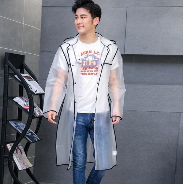 

прозрачный дождевик пончо long coat женский взрослых мужчин корея моды дождевик костюм открытый люди wmtdla bdegarden