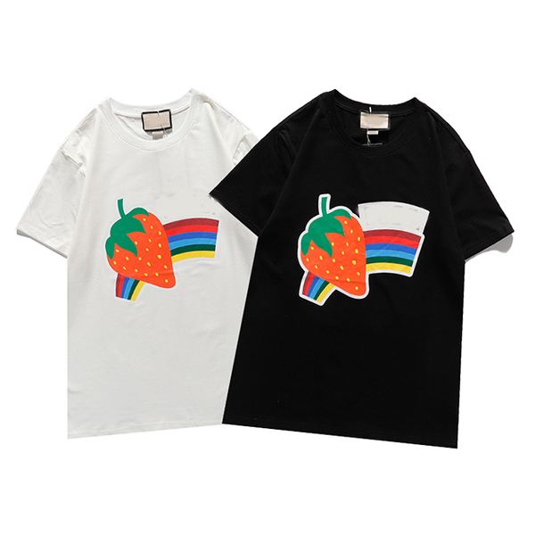 

2021 new men's and women's fashion designer t-shirt fashion interweave print short sleeve black and white fashion#08, White;black