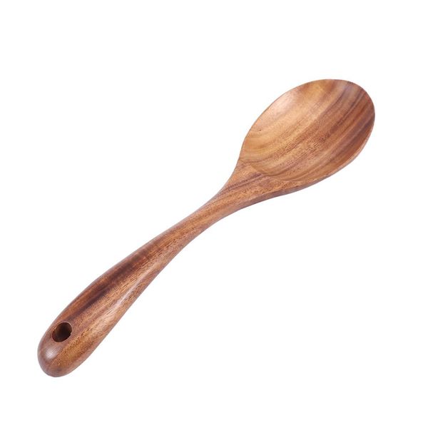 

natural wooden kitchen cooking spoons large salad server wood fork spoon cutlery set wooden utensils tableware h bbyols