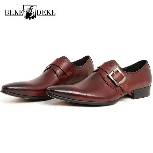 

wedding genuine leather mens shoes sales black brown fashion italian male shoes pointed toe business man footwear formal zapatos