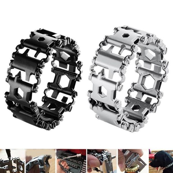 

dreambell men outdoor spliced bracelet multifunctional wearing screwdriver tool hand chain field survival bracelet dream qylzdq