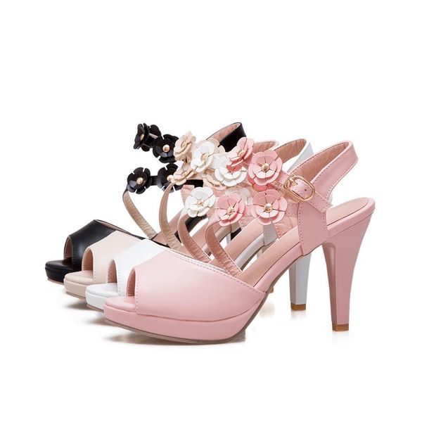 

pqecfs big size 33-43 2020 new fashion women solid pointed toe high heels pumps 4 colors, Black