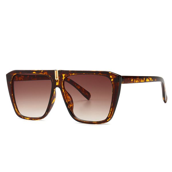 

fashion spuare frame classic women's sunglasses trendy gradient lens sunglasses celebrity sunglasses party holiday gold glasses, White;black