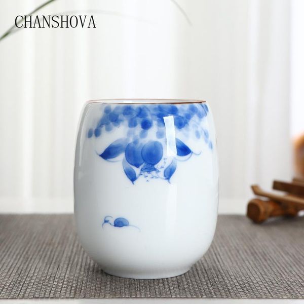 

chanshova 190ml традиционный китайский стиль несколько шаблонов handpainted керамическая чашка китай белый фарфор большие чашки чайные н271