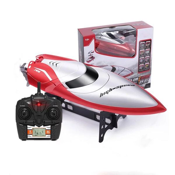 

h106 remote control boat high speed water cooled charging remote control speed boat children toy boat rowing model children toy