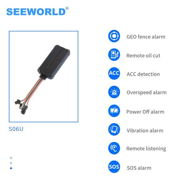 

seeworld acc зажигания обнаружения gps трекер устройство s06u с gps трекер реального времени системы слежения