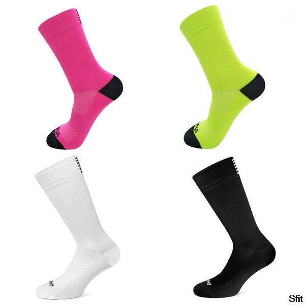 

sports socks sfit fashion professional brand sport road bicycle breathable men and women outdoor racing cycling1, Black