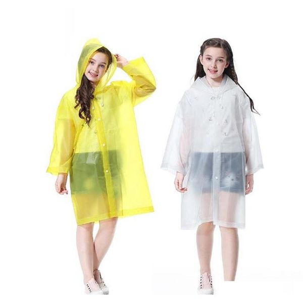 

transparent kids raincoat boy girl children rain coat waterproof eva rain cover poncho kids ra qyliam mj_bag