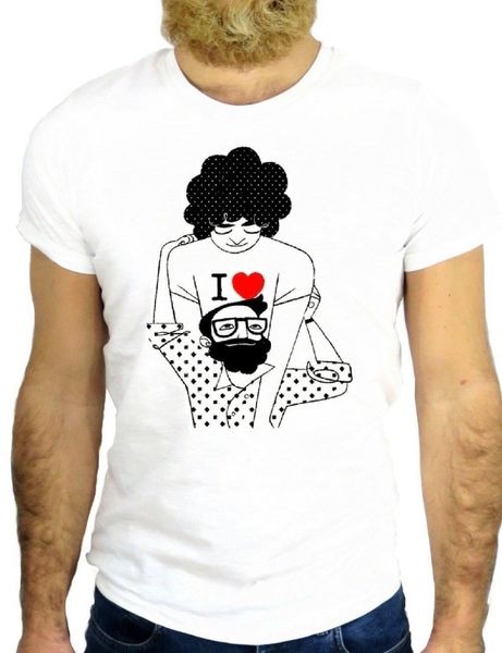 

спорт hot sale высокого качества способа личность t shirt cartoon мужчины сердца hugs смешные прохладный моды nice дизайн men t-shirt