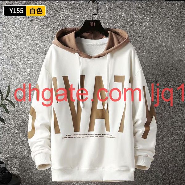 

sweater men's hooded loose youth vitality autumn and winter fashion brand versatile student coat hoodie coat men, Black