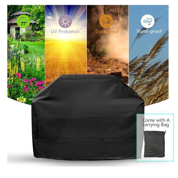 

tents and shelters waterproof bbq grill cover barbeque anti dust rain uv for gas charcoal electric barbe barbecue accessories outdoor1