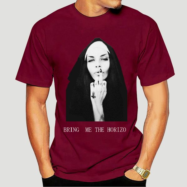 

bring me the horizon nun finger t shirt на заказ печатных 100% футболки печать лето-3247d спорта с капюшоном hoodie