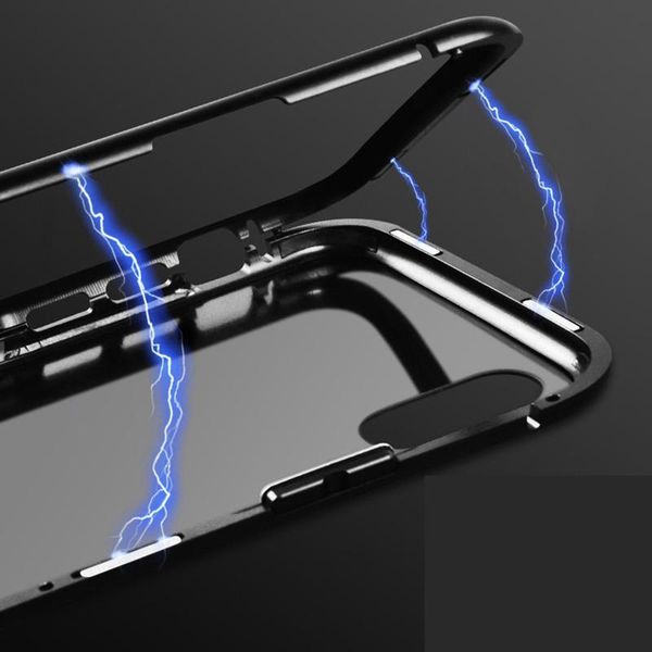 

360 full cover double sided glass magnetic case for samsung galaxy s20 fe s10 s9 s8 plus m31 for wmtmeo