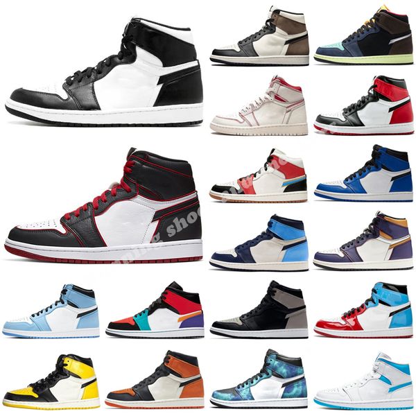 

2023 jumpman basketball shoes 1 shimmer white oreo university blue 1s mens sneakers high og pollen womens trainers low legend sports shoe si