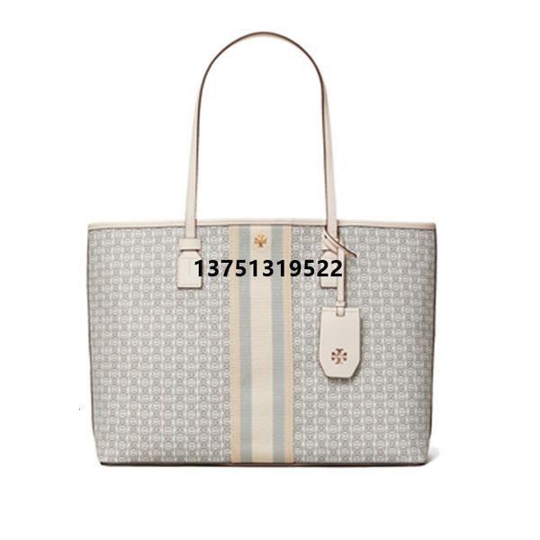 

tb new tote large and small canvas jacquard shopping one shoulder slung portable mommy women's bag