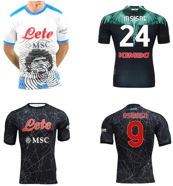 

21 22 napoli soccer jersey naples football shirt 2022 koulibaly h.lozano maillot foot mertens camisamkhdf, Black;yellow