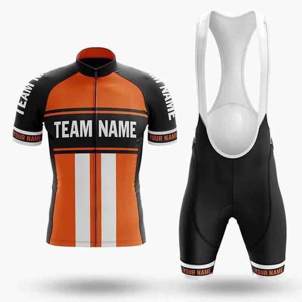 

racing sets long ao lairschdan 2021 orange team name style man cyclist outfit cycle wear cycling suit woman bike clothing bicycle jersey set, Black;blue