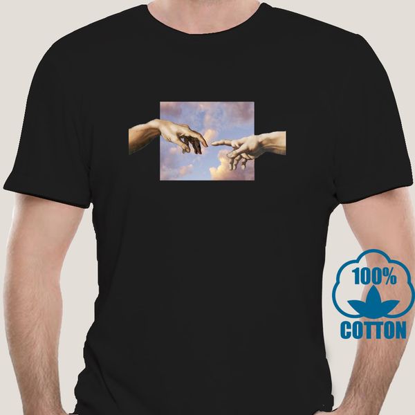 

0436a michelangelo aesthetic art oil painting sky harajuku fun personality print streetwear ulzzang hiphop casual sweatshirt hoodie t shirt