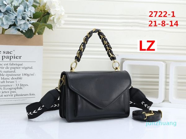 2024 Designer- Klassische Crossbody-Einkaufstaschen Goldkette Luxus Mini Schulter Handtaschen Geldbörsen über Cross Lod Bag Leder lässig weibliche Geldbörsen